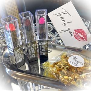 💕City Color Be Matte Lipstick Lot of 3💕